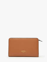 Portefeuille Origami Leder Lancel Bruin origami A13423